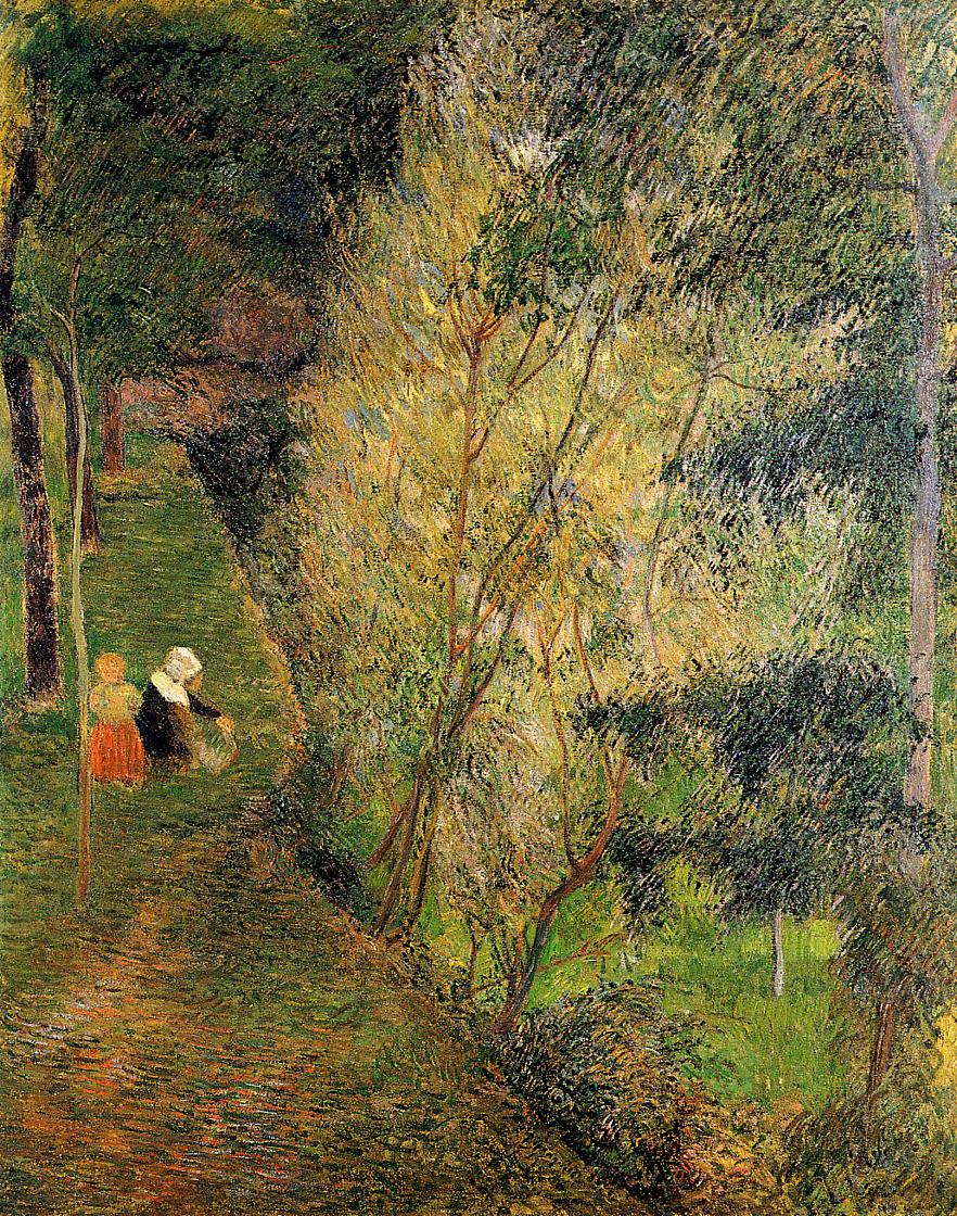 Pont-Aven woman and child 1886